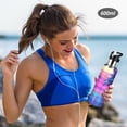 thumbnail image 5 of Yayeee 20oz Insulated Water Bottle Double Wall Stainless Steel with Flip Straw Lid, Purple Digital Art, 5 of 7