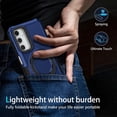 thumbnail image 6 of for Samsung Galaxy A35 5G Case, Armour Silicone TPU Bumper Cover Samsung Galaxy A35 with Rotable Ring Stand, Military Shockproof Protective Cell Phone Case for Samsung Galaxy A35 5G Blue, 6 of 7