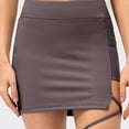 thumbnail image 5 of ShomPort Tennis Skirts for Women High Waist Summer Casual Short Skirts Athletic Workout Sport Mini Skirts for Gym (Medium, Dark Gray), 5 of 6