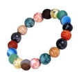 thumbnail image 2 of Fiudx Pulsera Solar, Banda Curativa de Tamaño Ajustable, Piedra de Chakra Ligera, Diseño de Perla Galáctica, Regalo para Ella o Él, Ideal para Fiestas y Celebridades, Accesorios a Juego para Parejas,, 2 of 4
