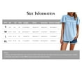thumbnail image 6 of Baywell Women Shirt Dressy Casual Work Tops Chiffon Blouse Summer Short Sleeve Shirts, 6 of 6