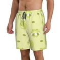 thumbnail image 2 of Bixox Men's Cute Frog3 printing Casual Classic Fit Short Summer Beach Shorts, 2 of 6