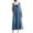 a Blue Dress for Women, variant on Women's Dress Bandage High Waist Denim Jacket Jean Long Dresses Comfy Casual Dressy Loose Plus Size Lapel Sleeveless Solid Color For Mujer Elegante Blue XL