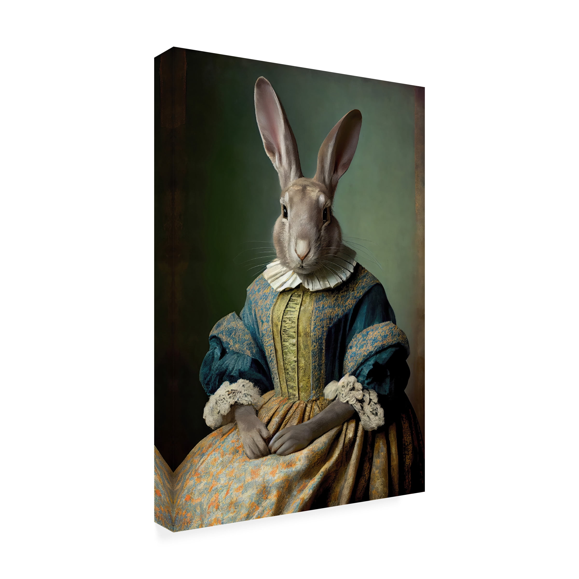 Treechild 'Mrs Bunny' Canvas Art