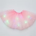 thumbnail image 2 of Women's LED Tulle Skirt, Glow in the Dark Puffy Tutu Skirt for Ballet Performances, Dance Recitals, and Rave Parties, Eye-Catching and Fluffy Stage Costume Pink, 2 of 8