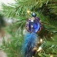 thumbnail image 3 of Northlight 10" Regal Peackock Jewel Hanging Tassel Christmas Ornament - Blue, 3 of 4
