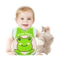 thumbnail image 2 of Wangkekeji Toddler Kids Boys Girls Cartoon Sleeveless Feeding Apron Bib Smock Holiday Baby Food, 2 of 2