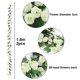 thumbnail image 2 of Elegante guirnalda de rosas blancas decorativas, flores artificiales para decoración de bodas, telón de fondo para fotomatón, seda y plástico, usos versátiles, decoración interior y exterior (2, 2 of 6