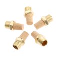 thumbnail image 1 of 1/2 / 5pcs Muffler neumático de latón M5 1/8 "1/4" 3/8 "1/2" 3/4 "1" THRENDE Silenciadores neumáticos Conector de reducción de filtro de ruido, 1 of 7