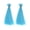 Blue, variant on 2Pcs Synthetic Fiber Fly Tying Materials Long Synthetic Fiber Fly Fishing Streamers for Fishing Lure Making