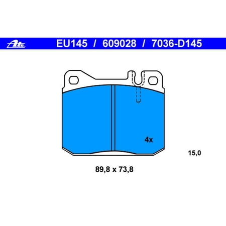 ATE Coated 609028 Disc Brake Pad