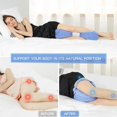 thumbnail image 3 of Pink Heart-shaped memory foam leg pillow beautiful leg memory pillow, 3 of 8