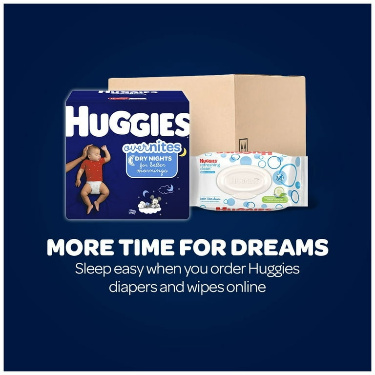 Huggies Overnites Nighttime Baby Diapers - Size 7