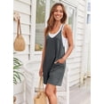 thumbnail image 3 of Womens Rompers Jumpsuits Casual Summer Outfits 2024 Shorts Overalls Jumpers with Pockets Loose Comfy Fashion Clothes, 3 of 6