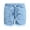 Light Blue, variant on XINXIAOO Girls Jean Shorts Summer Casual Black Athletic Denim Elastic Waist Drawstring Shorty Shorts for Girls 9-10 Years