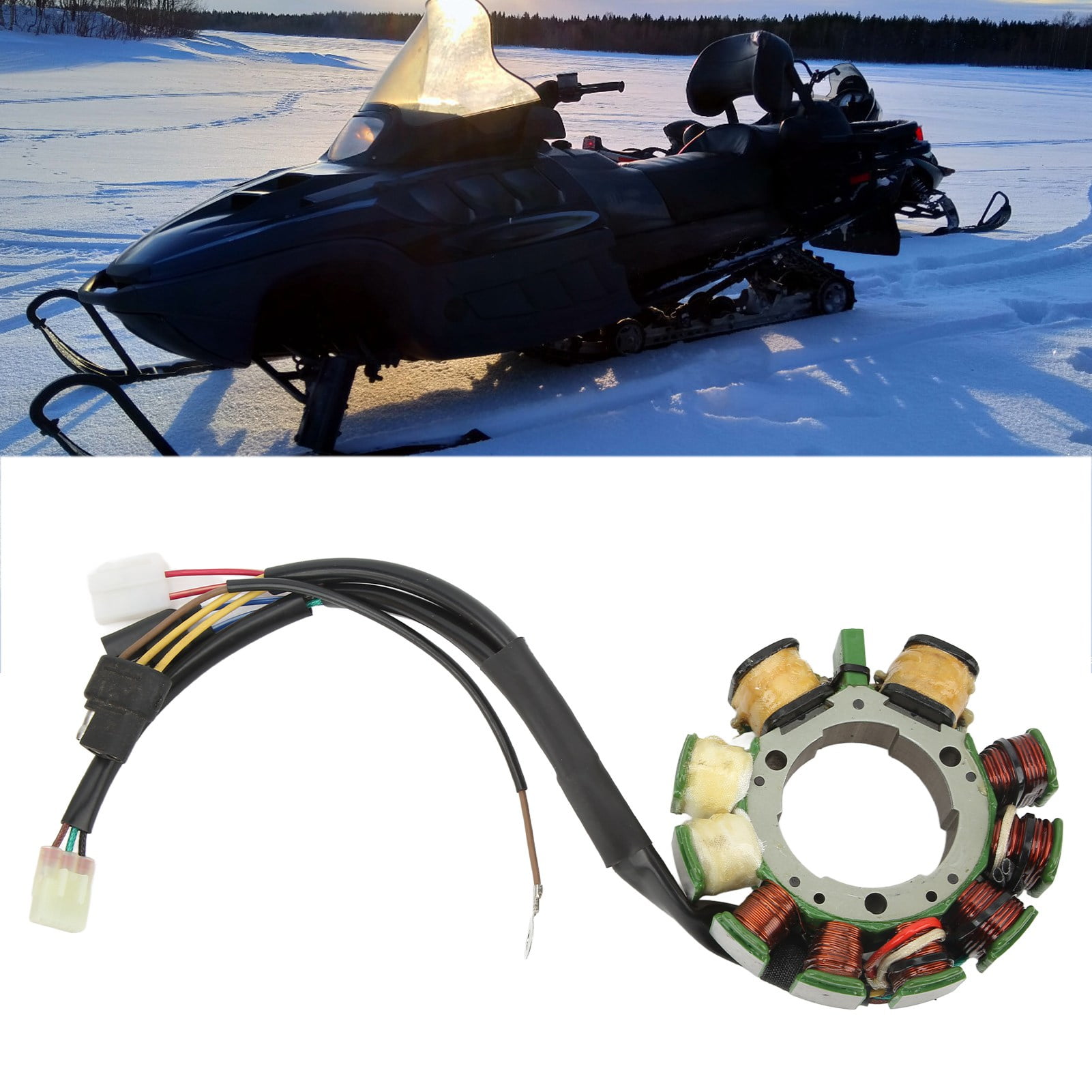 Snowmobile Stator, Professional 3005080 Ignition Stator For