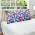 thumbnail image 4 of Colorful Butterflies Plush Pillowcase, Luxury Soft King Pillow Case for Hair and Skin, Standard Size Pillow Covers with Zipper Closure, 21x54in #293 Home Decor Gifts, 4 of 7