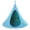 Blue, variant on Vivere All Weather Polyester and Cotton Double Hammock Cacoon, Natural White