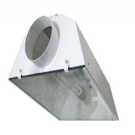 Lamp Cord 20 Feet iPower GLARCL6 Littlesun Hood Reflector, 6-Inch, Standard Hydroponics S-Plug w/ Built-in 10-feet Heavy Duty Lamp Cord & E39 Ceramic Mogul Socket ()