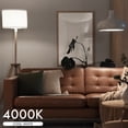 thumbnail image 2 of LUXRITE A23 LED Light Bulb, E26 Base, 33W, 4000LM, Dimmable, 4000K Cool White, 240 Beam, CRI80, 120V, Damp & UL Listed, 2 of 7