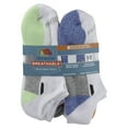 thumbnail image 2 of Fruit Of The Loom Mens Breathable Half-Cushion No Show Socks, 2 of 2