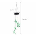 thumbnail image 4 of Colgante LED con forma de campanilla solar con forma de colibrí y campanilla, 4 of 4