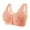 Light Pink, variant on KHONTS Daisy Senior Bras for Women Plus Size Anti-Sagging Front Snap Closure Bra Wireless Soft Comfort Bralettes Light Pink 46