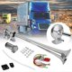 thumbnail image 2 of 12V 108-118DB Car Electric Air Horn Pump Single Tube Wire Super Loud Universal Snail Horn Waterproof for Car Boat Truck Vehicle, 2 of 5
