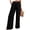Black, variant on Women's Wide Leg Pants High Waisted Flowy Casual Baggy Drawstring Palazzo Trousers Beach Pants Resort Wear