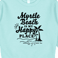 thumbnail image 3 of Inktastic Myrtle Beach is My Happy Place with Palm Trees Toddler Sweatshirt, 3 of 4
