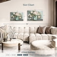 thumbnail image 4 of Elephant Stock Pink Blooms Still Life Landscape Wall Art - Horizontal Canvas Wall Art - Living Room Wall Decor - Floral And Botanical Canvas - White And Pink Decor By Tre Sorelle Studios - 30" x 20", 4 of 8