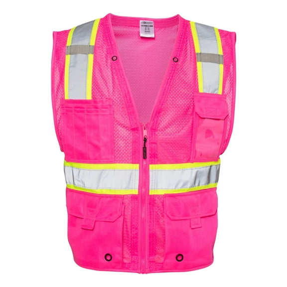 Kishigo EV Series® Enhanced Visibility Multi-Pocket Mesh Vest