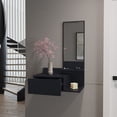 thumbnail image 5 of Wooden Cabinets, Floating Hallway Cabinet Lowell, Living Room, Black, Black Living Room Cabinets,Engineered Wood Cabinets With Doors, Furniture Primary Living Space Cabinets, 5 of 9