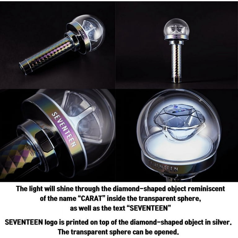 アイドル SEVENTEEN LIGHTSTICK ACCESSORY DINO miuhuy Seventeen Lightstick Official Ver.3 with Bluetooth