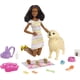 thumbnail image 1 of Muñeca Barbie y cachorros recién nacidos Playset Muñeca (Morena, 11.5 in) Mami Dog con función de parto, 3 cachorros y accesorios de crianza, regalo para niños de 3 a 7 años Barbie HCK76Barbie, 1 of 5