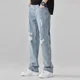 thumbnail image 4 of Pantalones vaqueros New Rock Hip Hop para hombre, pantalones con bolsillos, pantalones holgados para hombre, ropa de trabajo, ropa holgada de otoño, pierna ancha original, 4 of 5