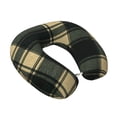 thumbnail image 2 of Travel Pillow Memory Foam, Head Neck Support Airplane Pillow For Traveling, Car, Home, Travel Neck Flight Pillow 12 Inches Springgreen Buffalo Plaid Check Tartan Scotland_41650_1, 2 of 8