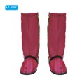 thumbnail image 3 of Unique Bargains Waterproof Shoe Covers, Reusable Non-slip Zipper Rain Shoe Cover, M, Red, 3 of 6