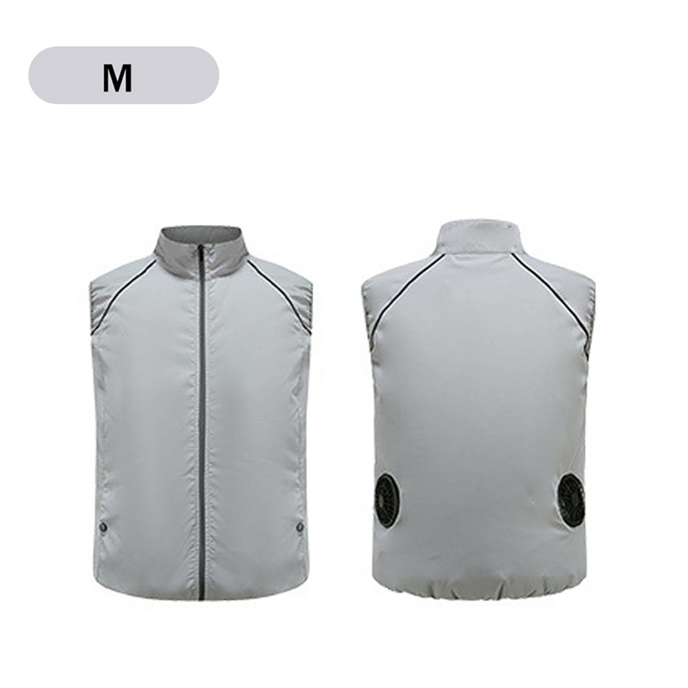 Outdoor Cooling Air Conditioning Suit M Grey Cooling Vest Air