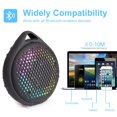 thumbnail image 4 of Altavoz Bluetooth AVWOO IP67 A021 BK Portatil Impermeable 5W con Luces LED, 4 of 5