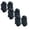 Cyan-Thick 3Packs, variant on Self-Adhesive Heel Inserts to Improve Shoe Fit, Cyan-Thin, 3 Packs
