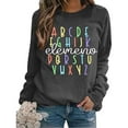 thumbnail image 2 of Womens Oversized Sweatshirts Long Sleeve Letter Printed Tops Crew Neck Comfy Fall Winter Pullover 2025 Fashion Outfits Clothes, 2 of 4