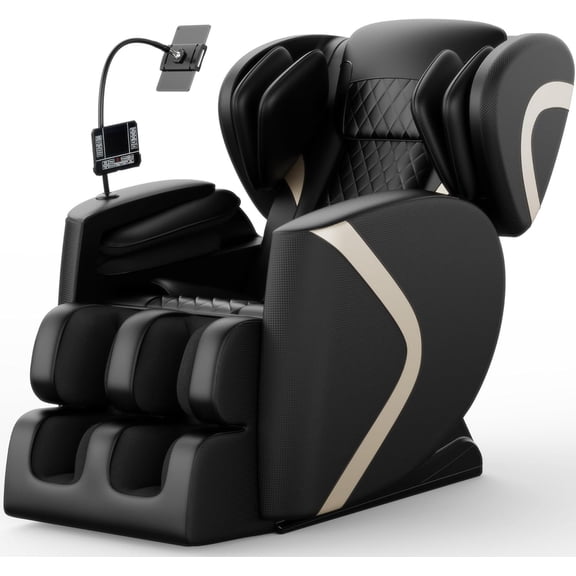 Massage Chair Full Body, Zero Gravity Massage Chair and Recliner with 8 Fix Rollers, Heating, Foot Massage, Auto Modes, Touch Screen Controller, Gift for Parents