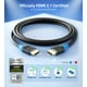 thumbnail image 2 of Cable Matters [certificado HDMI de ultra alta velocidad] Paquete de 2 cables HDMI de 48 Gbps y 8K de, 2 of 7
