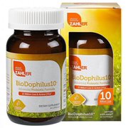 Zahler Biodophilus10, All Natural Advanced Probiotic Acidophilus Supplement, Promotes Digestive Health, 10 Billion Live Cultures and Intestinal Flora Per Serving, Certified Kosher, 60 Capsules
