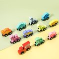 thumbnail image 7 of Fjnjuu Toy Car Wooden Magnetic Blocks Magnetic Train and Educational Toys Collectible Toy Cars for Boys and Girls, 7 of 7