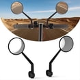 thumbnail image 4 of Espejo Retrovisor Universal para Scooter, Retrovisor para Manillar de Scooter, Espejo de Seguridad con Rotación de 360°, 1 Par, 4 of 5