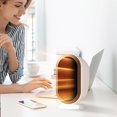 thumbnail image 6 of Electric Space Heaters,Portable Small Room Heater with Overheating and Tip-Over Protection,1200 Watt Mini Personal Heater for Bedroom Bathroom Office Home Use,Indoor Heater-Quiet-White, 6 of 9