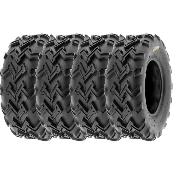 SunF ATV/UTV All Terrain Quad Mini Bike Tire 22x10-10 6PR Tubeless A001 (Set of 4)