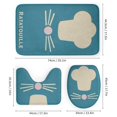 thumbnail image 3 of Juego de 4 cortinas de ducha Ratatouille con alfombrillas antideslizantes, tapa de inodoro y alfombrilla de baño, cortina de ducha impermeable con dibujos animados para niños con 12 ganchos,, 3 of 8